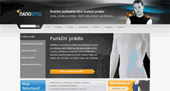 Desktop Screenshot of nanospol.cz